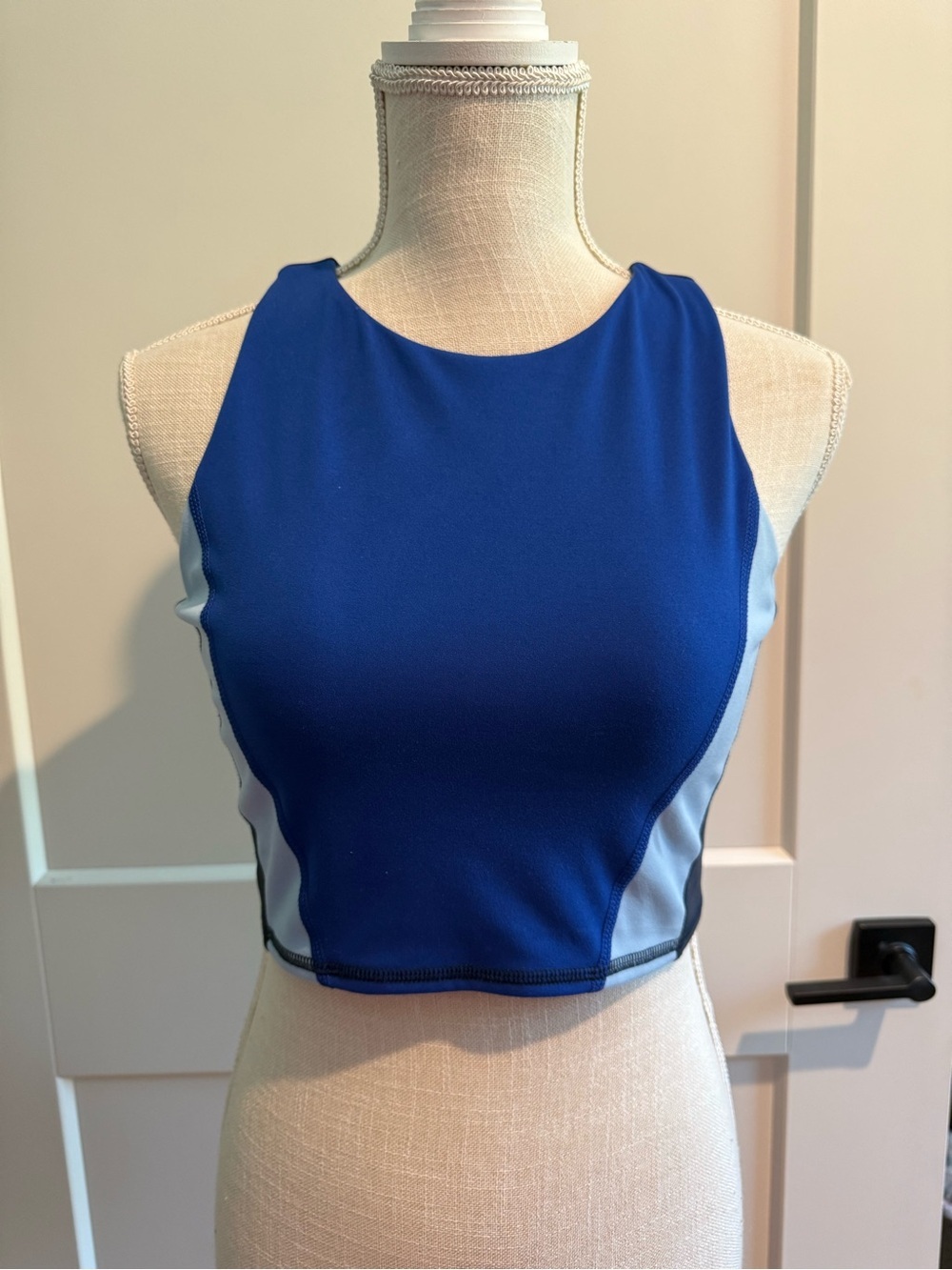 Sincerely Jules Active Colorblock Crop Tank – Size Small